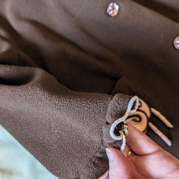 Bonnie Jean sz 2/2T vintage rose brown jacket & tam EUC - Picture 3 of 7